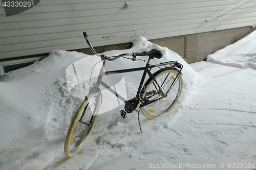 Image of Bicycle on snow