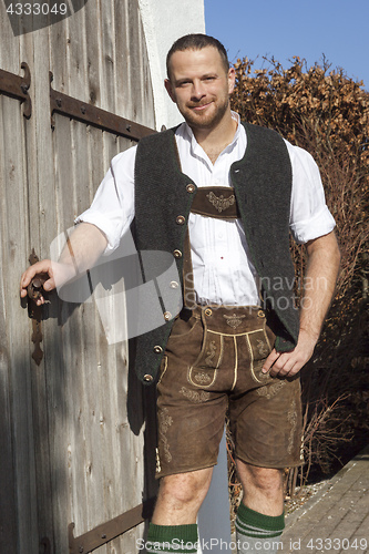 Image of bavarian tradition man portrait