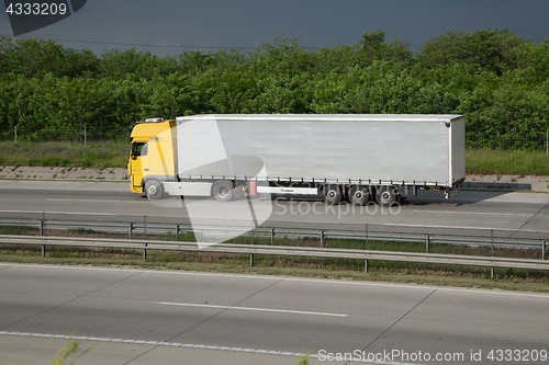 Image of Truck on the highway