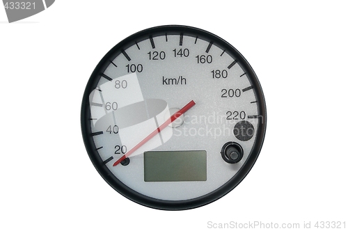 Image of Speedometer of a sport car