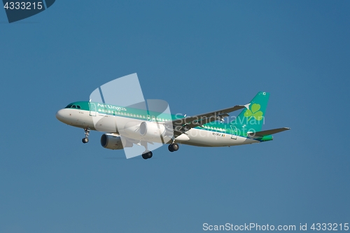 Image of Passenger Plane landing