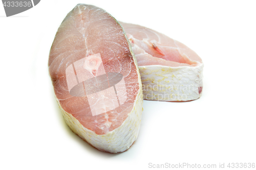 Image of Threadfin fish fillet isolated 