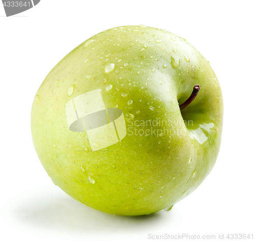 Image of Wet green whole apple