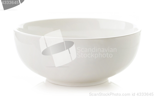 Image of empty white bowl