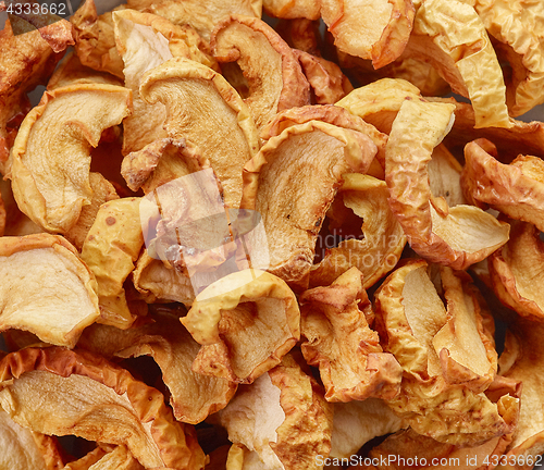 Image of dried apple background