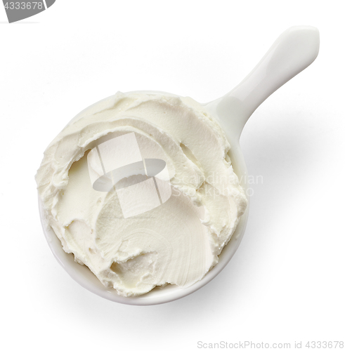 Image of bowl of cream cheese