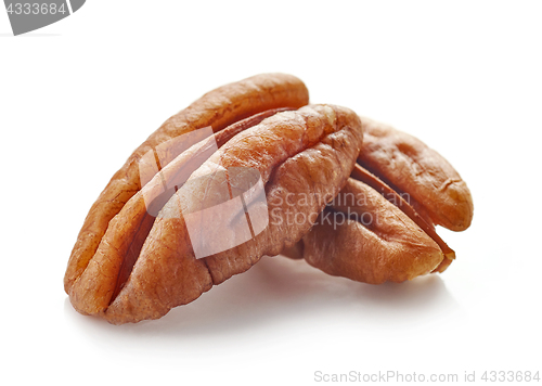 Image of Pecan nuts macro