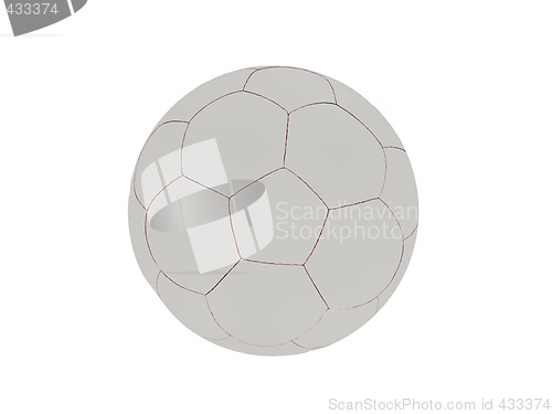 Image of Retro soccer ball isolated