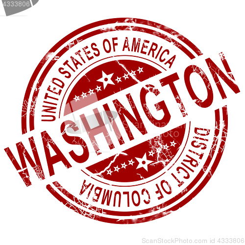 Image of Washington stamp with white background