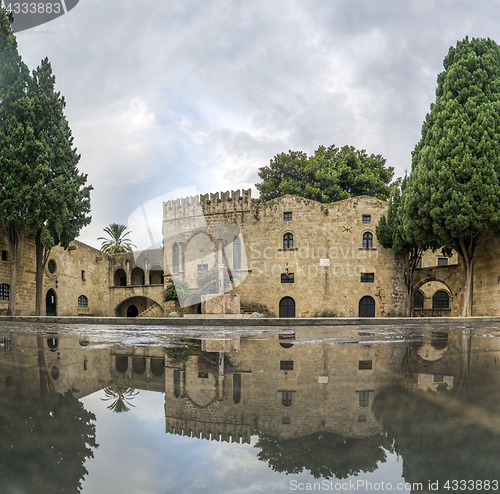 Image of The old town of Rhodes in Greece