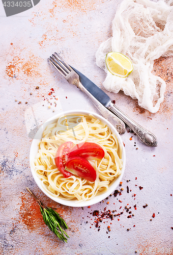 Image of boiled pasta