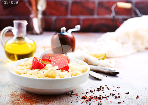 Image of boiled pasta