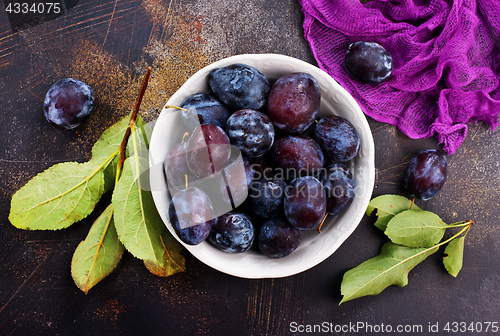 Image of fresh plums