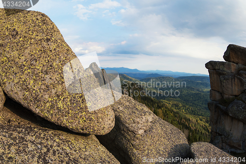 Image of Beauty view in mountains of Altai