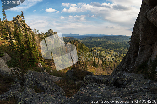 Image of Beauty view in mountains of Altai