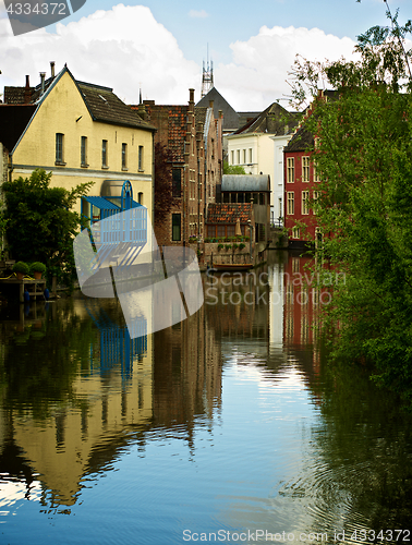 Image of River Cityscape in Ghent