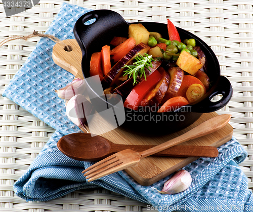 Image of Colorful Vegetables Ragout