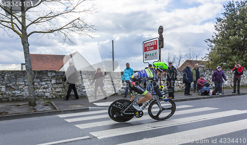 Image of The Cyclist Julien Loubet - Paris-Nice 2016 