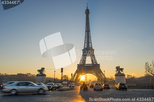 Image of Paris, with the Eiffel Tower