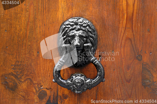 Image of Lion Head Door Knocker