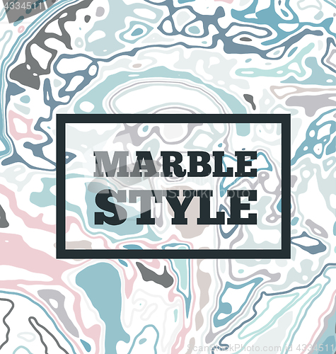 Image of Marble ink background. Vector illustration