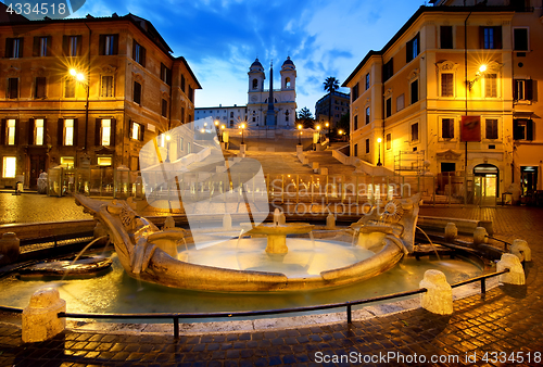 Image of Spanish Steps at early morning