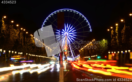 Image of Ferris wheel at Champs Elysee