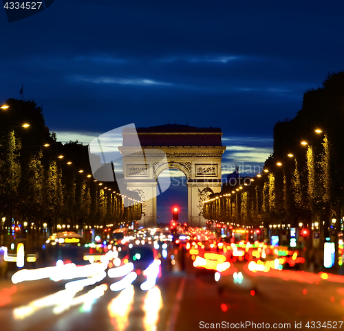 Image of Illuminated Champs Elysee