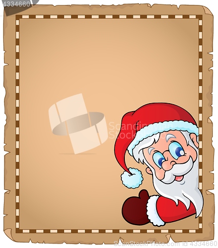 Image of Lurking Santa Claus topic parchment 1