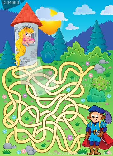 Image of Maze 4 with prince and princess