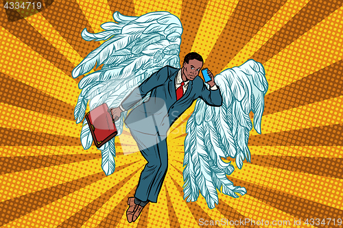 Image of Business angel African businessman