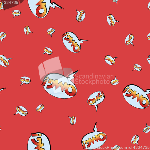Image of omg seamless pattern