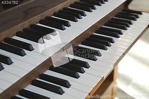 Image of Church Organ Keyboard