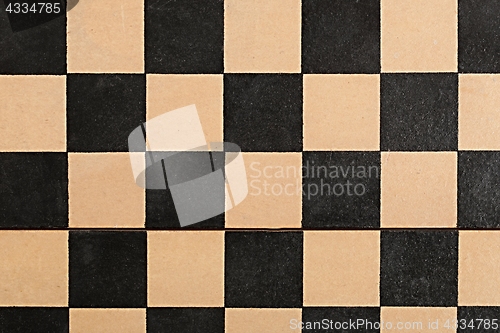 Image of Old empty chessboard