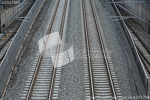 Image of Merging Railway Tracks