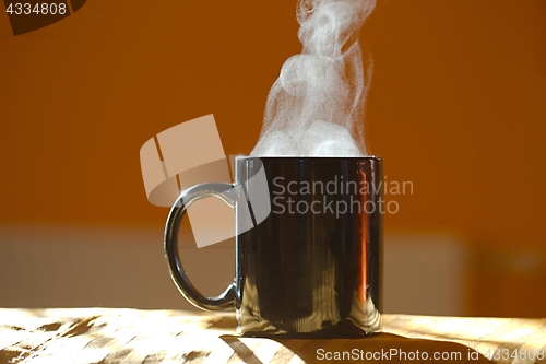 Image of Streamin hot tea cup