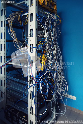 Image of servers in server room