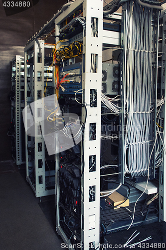 Image of servers in server room