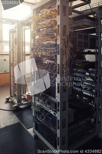 Image of servers in server room