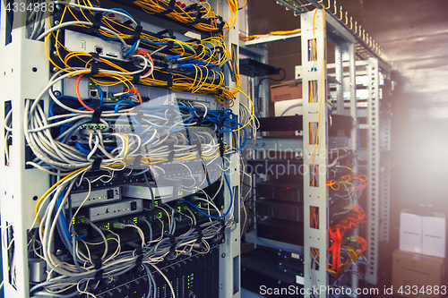 Image of servers in server room