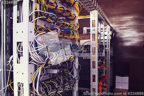 Image of servers in server room