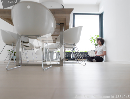 Image of man enjoying relaxing lifestyle