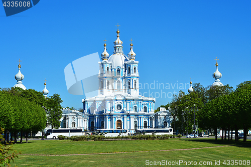 Image of The Smolny Cathedral.