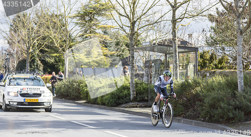 Image of The Cyclist Jacques Janse van Rensburg - Paris-Nice 2016 