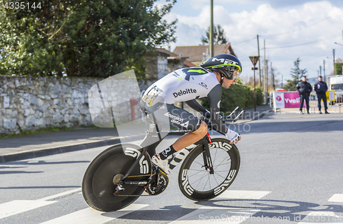 Image of The Cyclist Jacques Janse van Rensburg - Paris-Nice 2016 