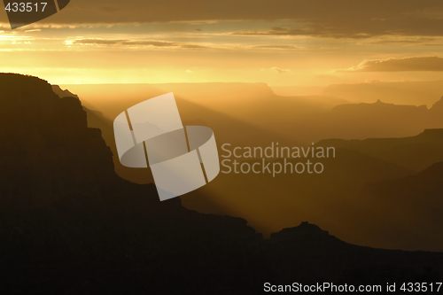 Image of Grand Canyon at sunset