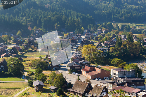 Image of Japanese Shirakawago old village