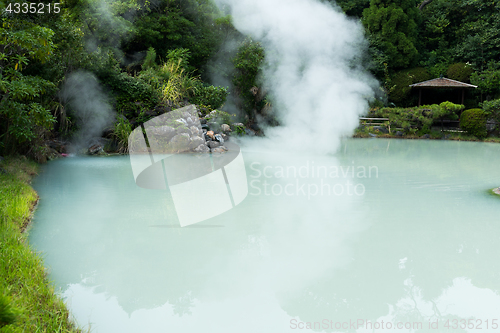 Image of Hot springs in Beppu of Japan