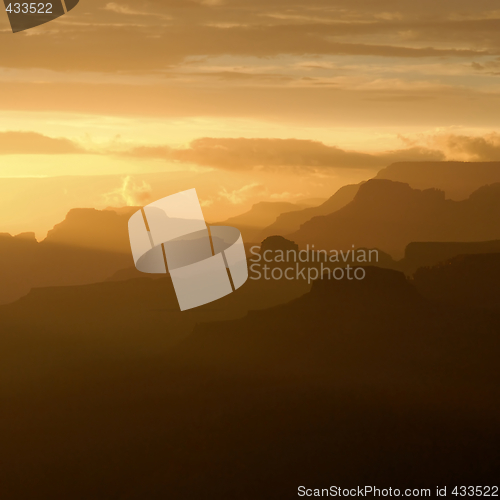 Image of Grand Canyon sunset