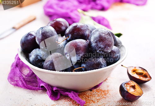 Image of fresh plums